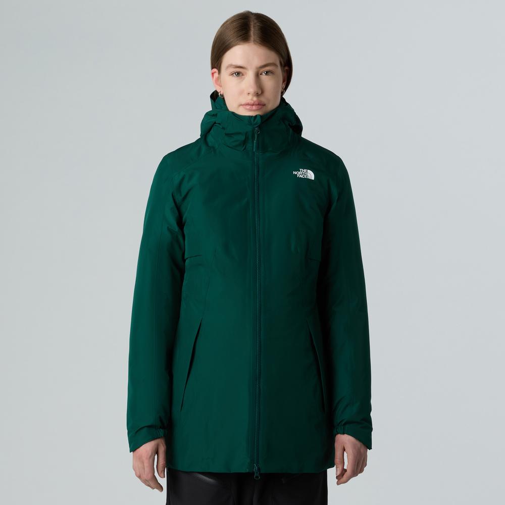 Kurtka damska The North Face Hikesteller Inulated Parka 0A8DYW1KI1 - zielona