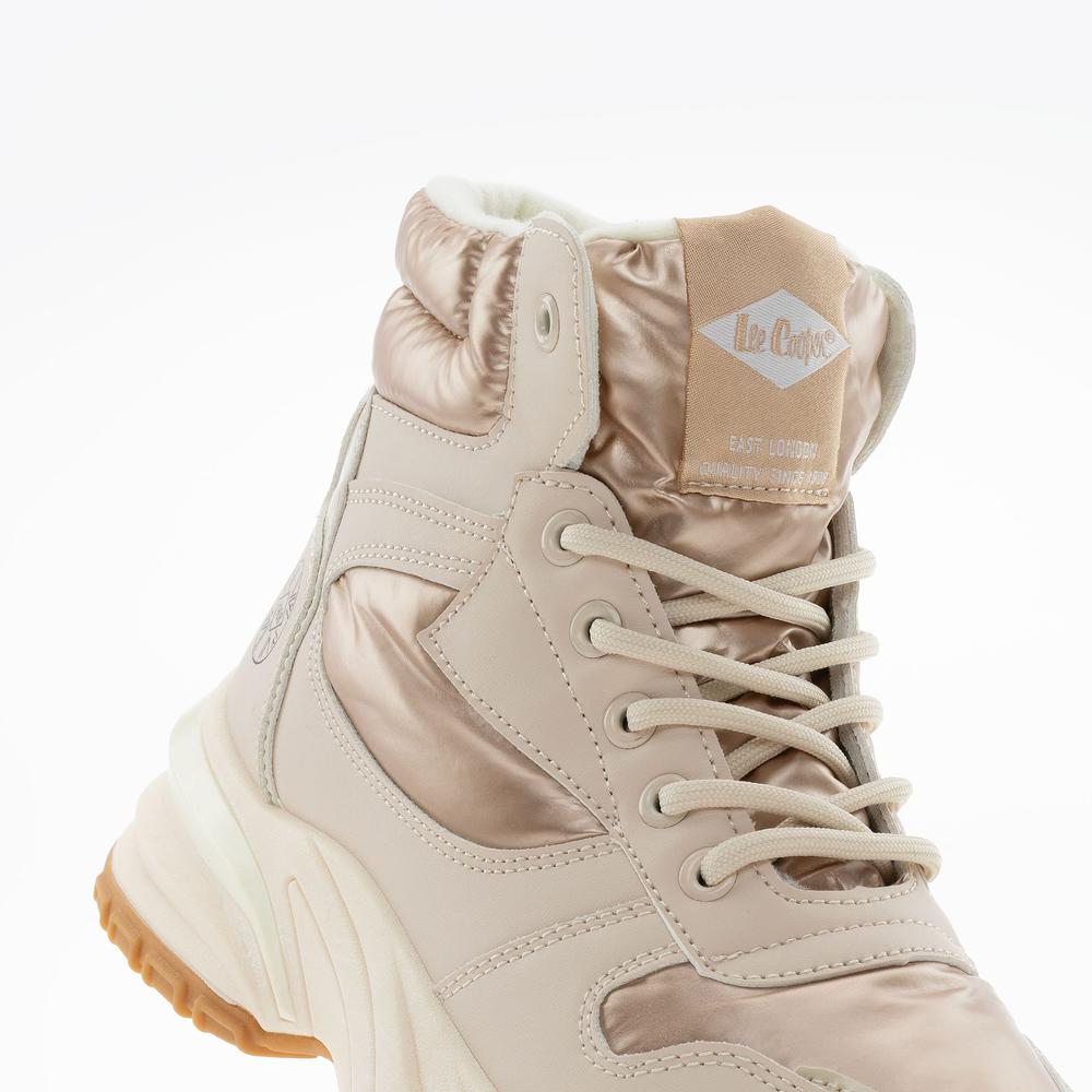 Buty damskie Lee Cooper LCJ-23-44-1972L - beżowe