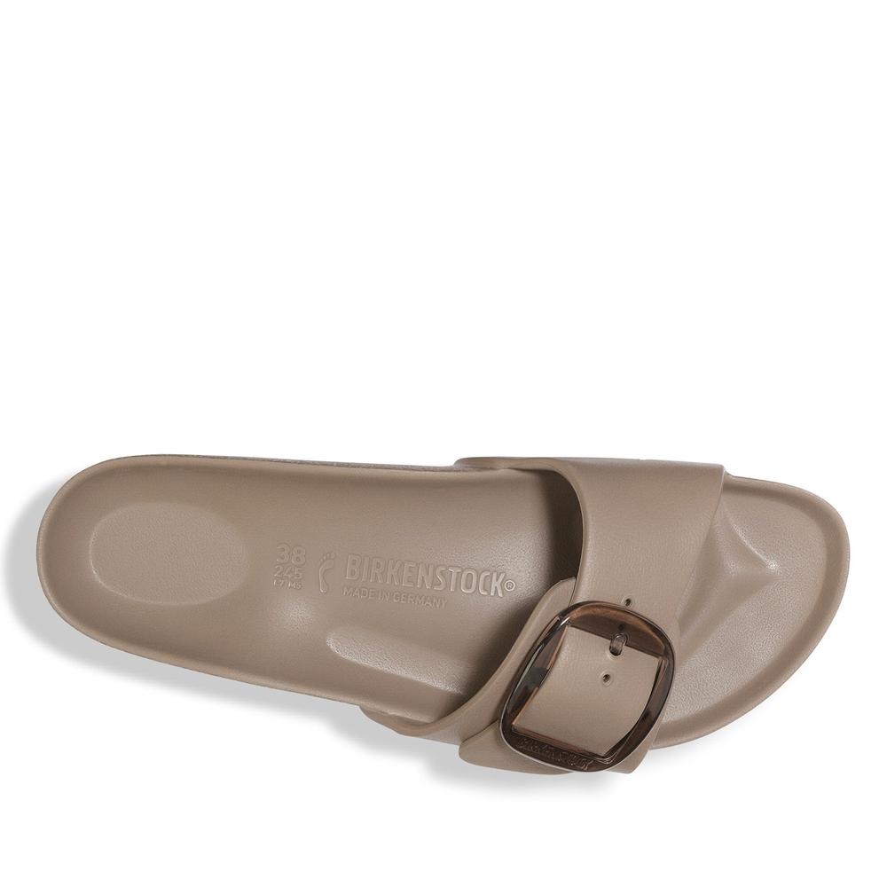 Klapki damskie Birkenstock Madrid Big Buckle 1030479 - szare