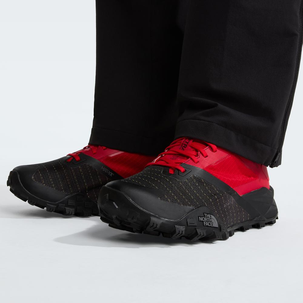 Buty męskie The North Face Offtrail TR Gore-Tex Trail Running 0A8A9XKZ31 - czerwono-czarne