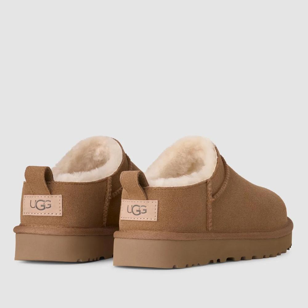 Buty damskie Ugg Classic Micro Boot 1173891-CHE - brązowe