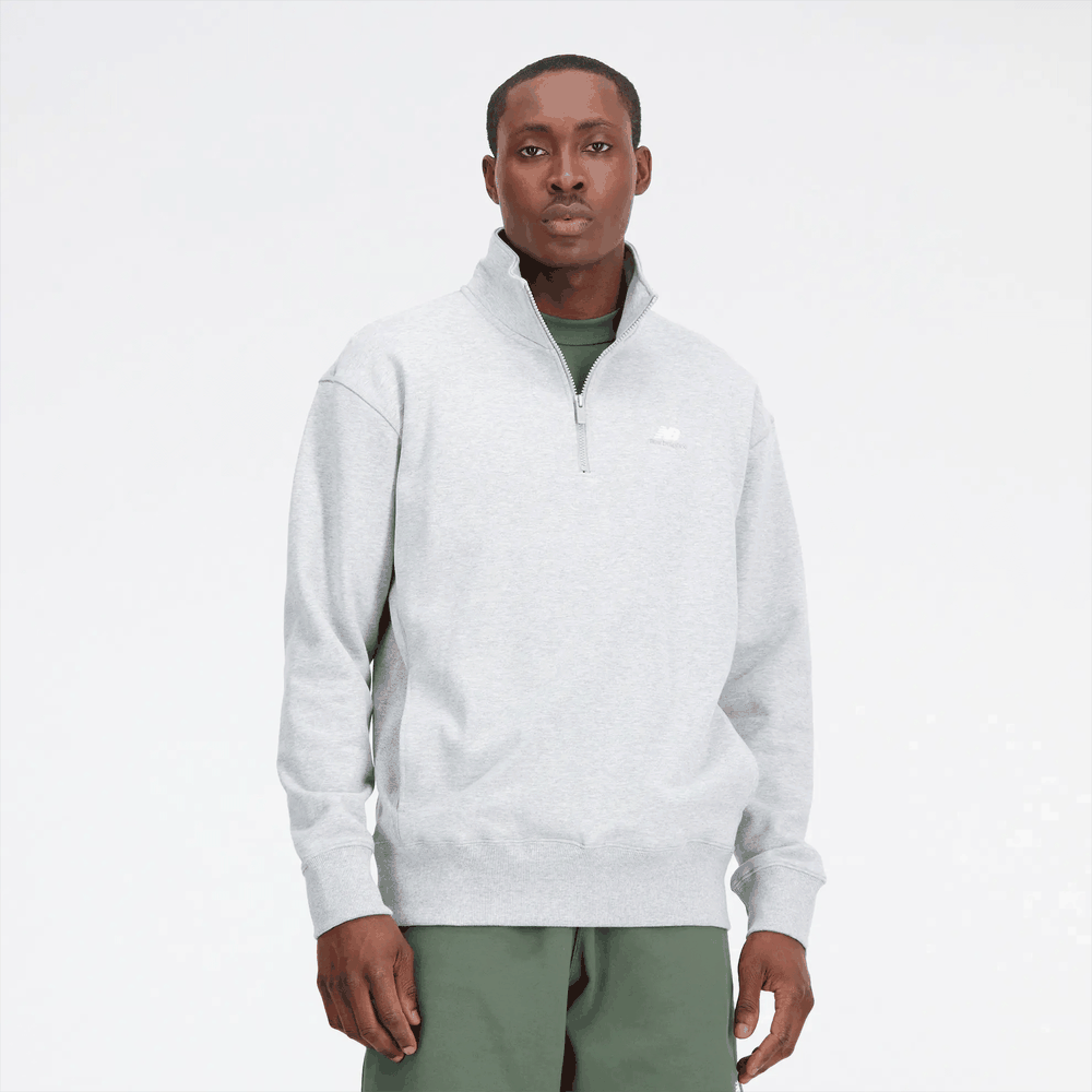 Bluza New Balance MT31501AG - szara