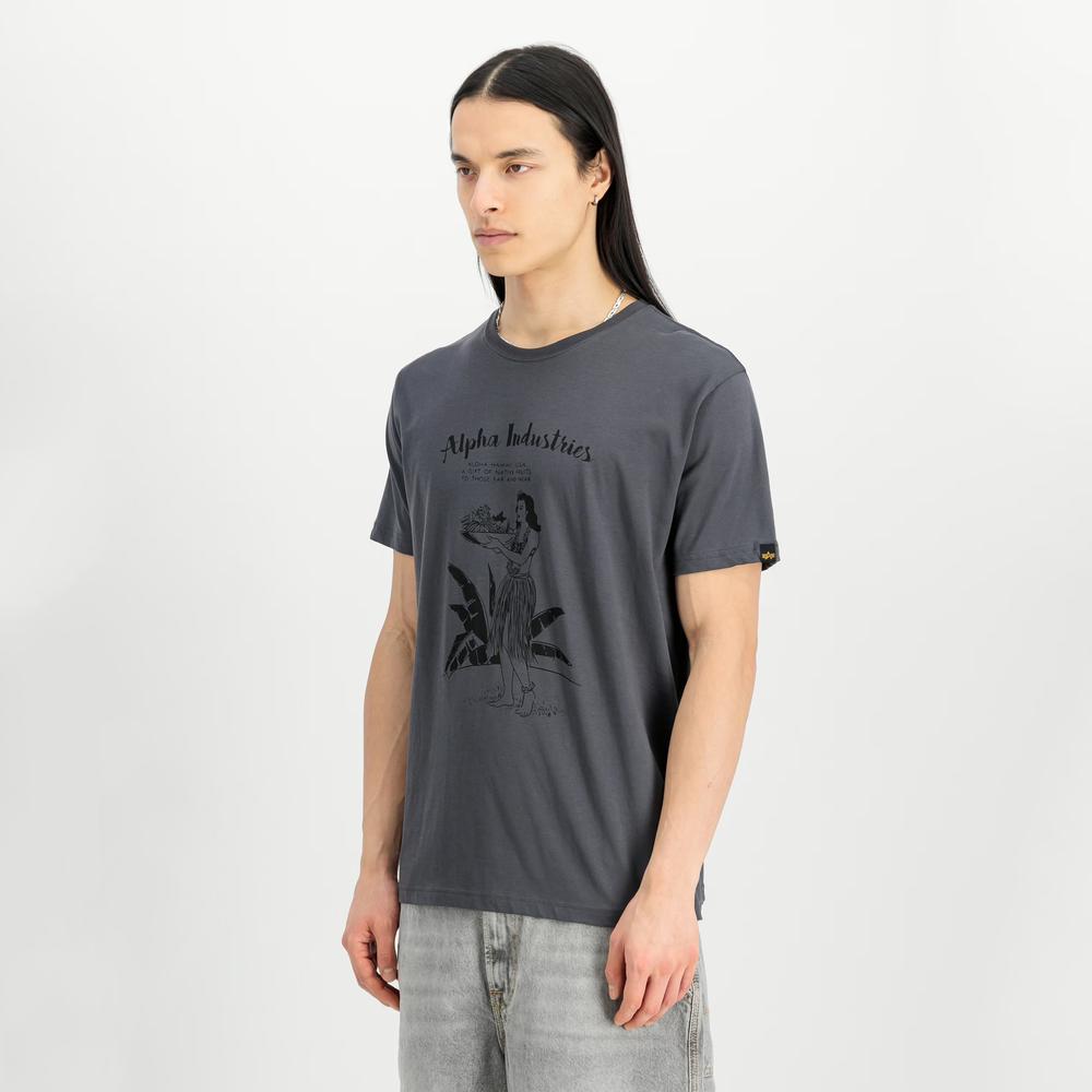 Koszulka męska Alpha Industries Hawaii 156525684 - szara