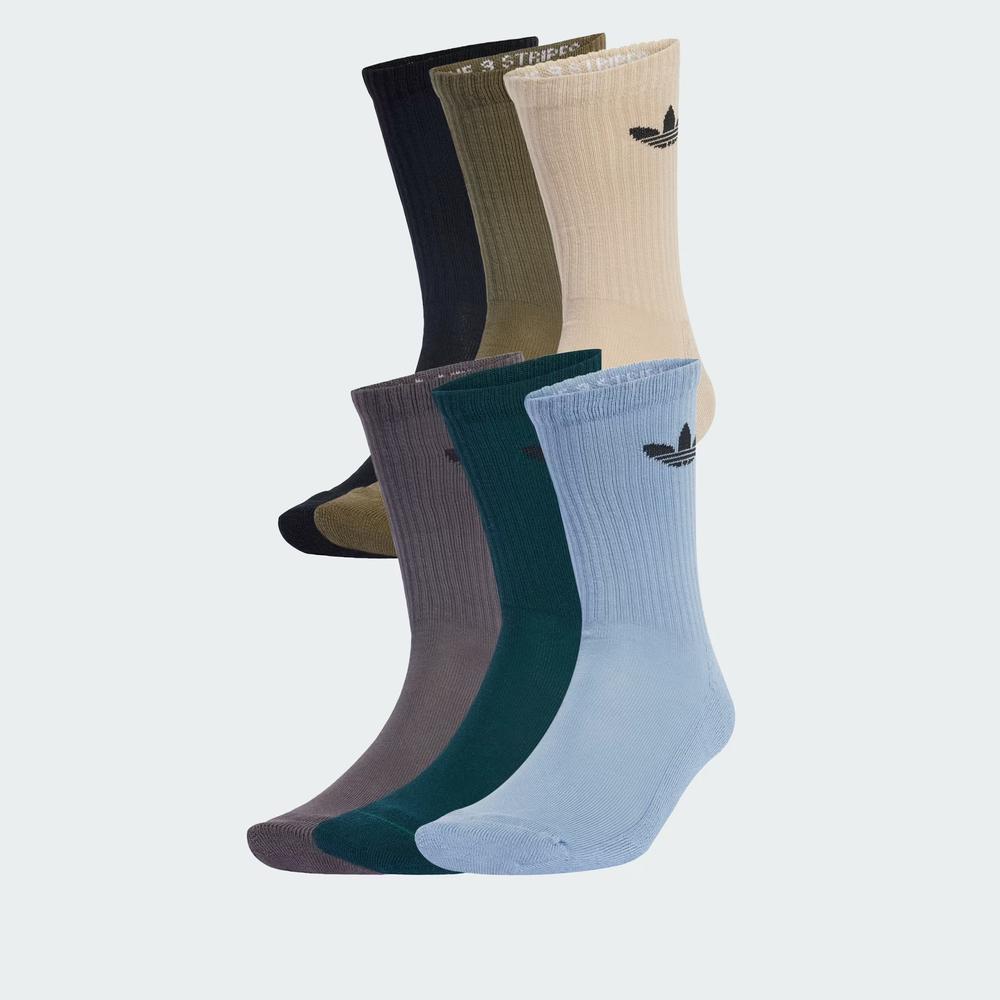 Skarpetki unisex adidas Originals Trefoil Cushion Crew Socks 6 Pairs JY2680 - multikolor