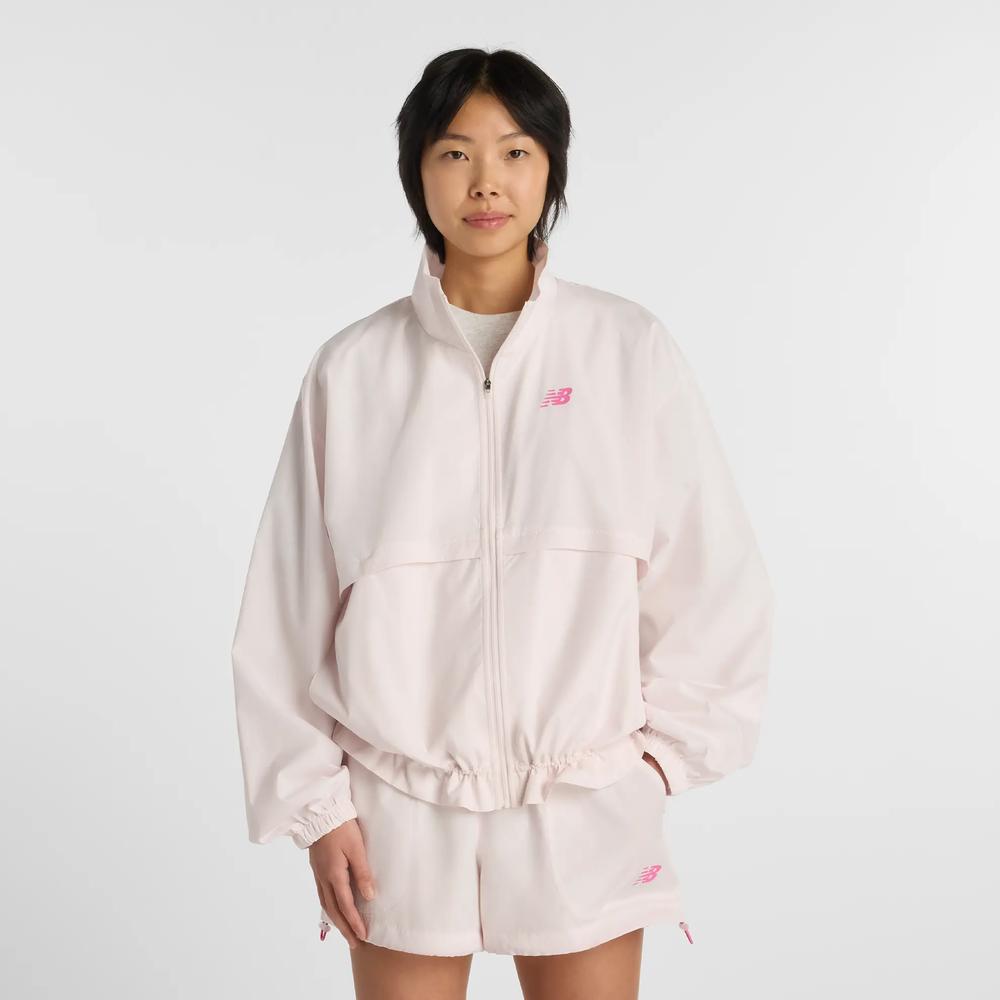 Kurtka damska New Balance WJ61J16CAAA - różowa
