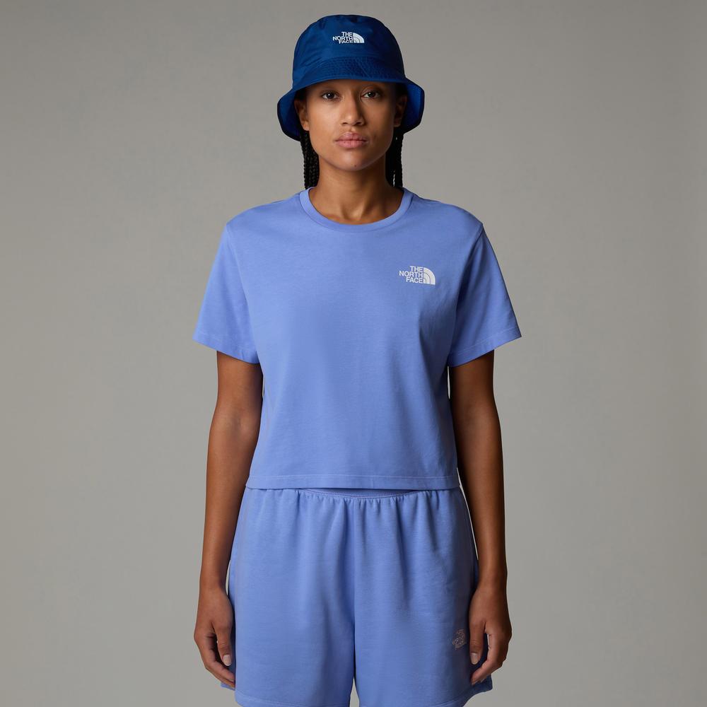 Koszulka damska The North Face Simple Dome 0A87U40YI1 - niebieska
