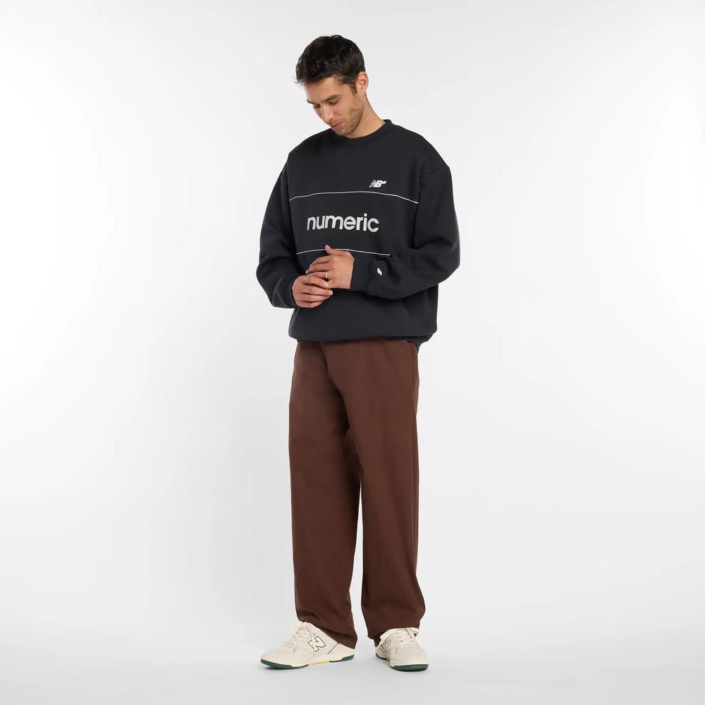 Spodnie męskie New Balance MP51953ABJ - brązowe