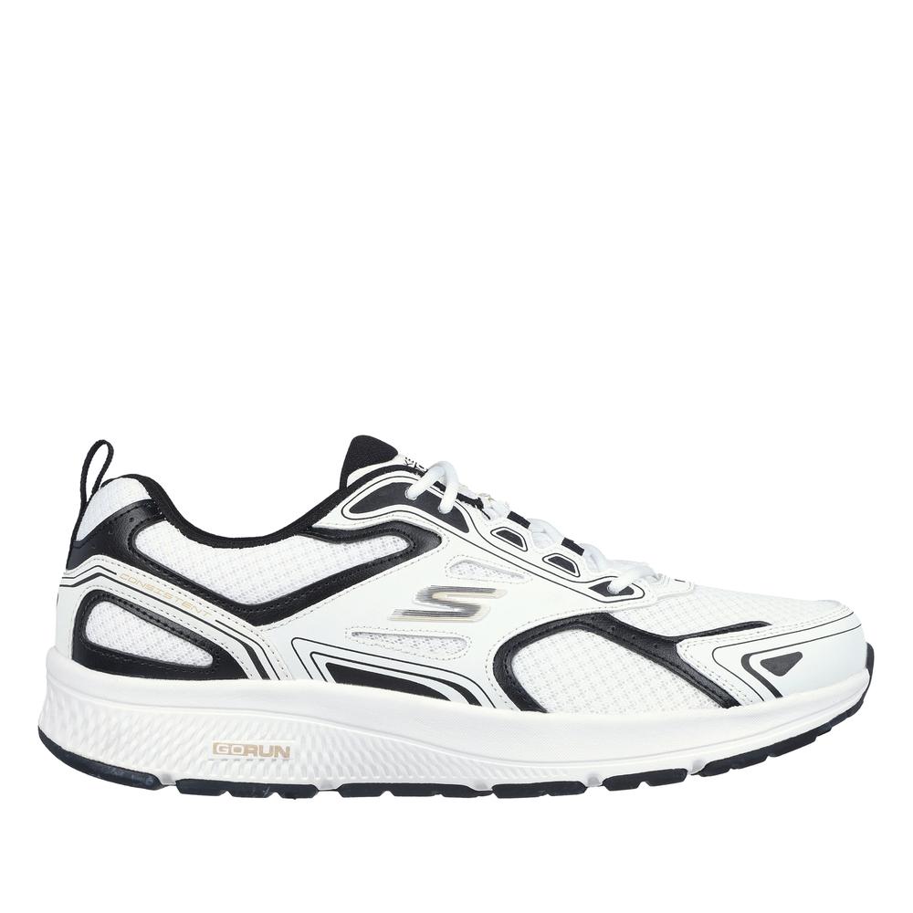 Buty męskie Skechers GOrun Consistent 220034WBK  - białe