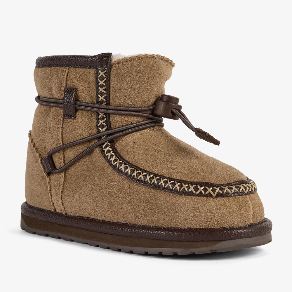 Buty dziecięce Emu Australia Hunter Mini K13349MUSH - brązowe