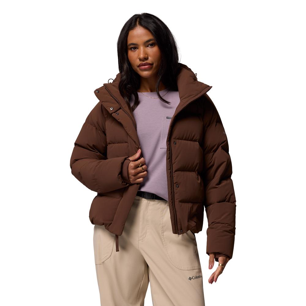 Kurtka damska Columbia Amaze Puff 2133714256 - brązowa