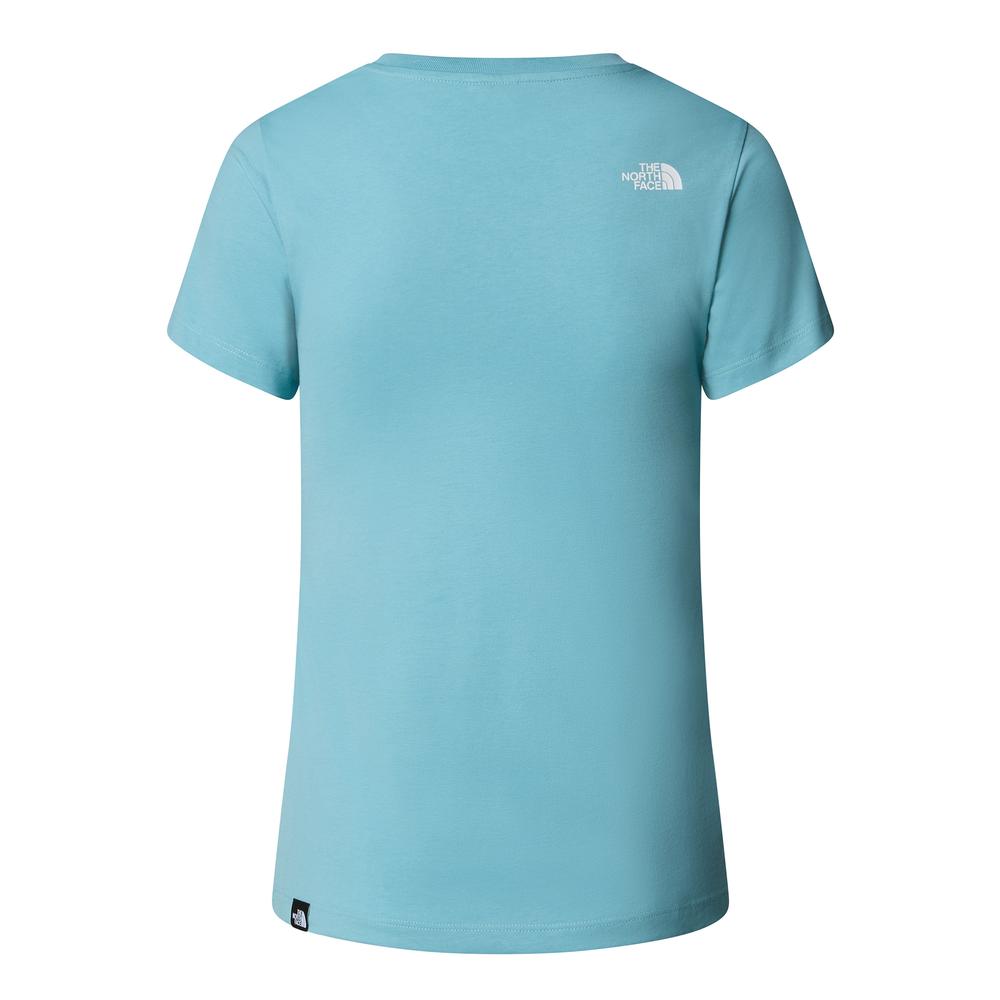 Koszulka damska The North Face Simple Dome 0A87NHBOA1 - niebieskie