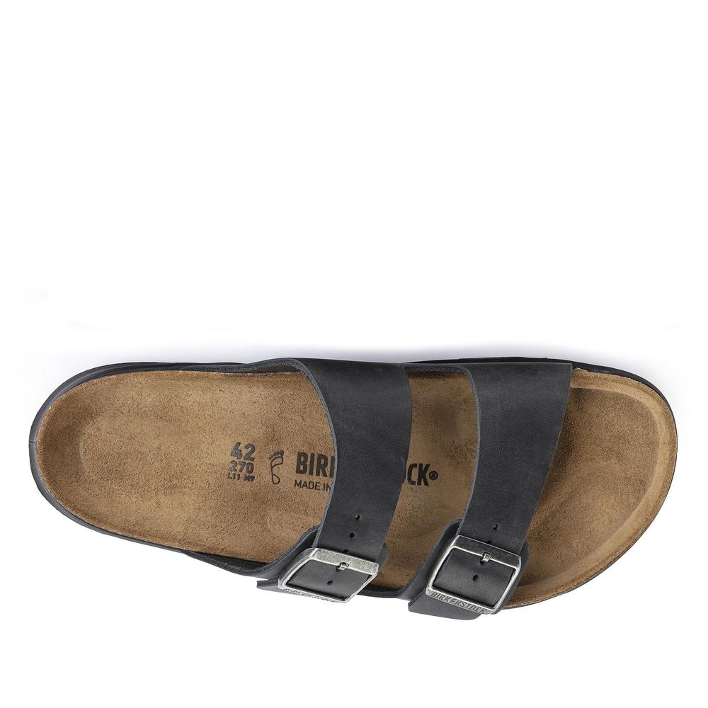 Klapki męskie Birkenstock Arizona Crosstown 1018461 - czarne