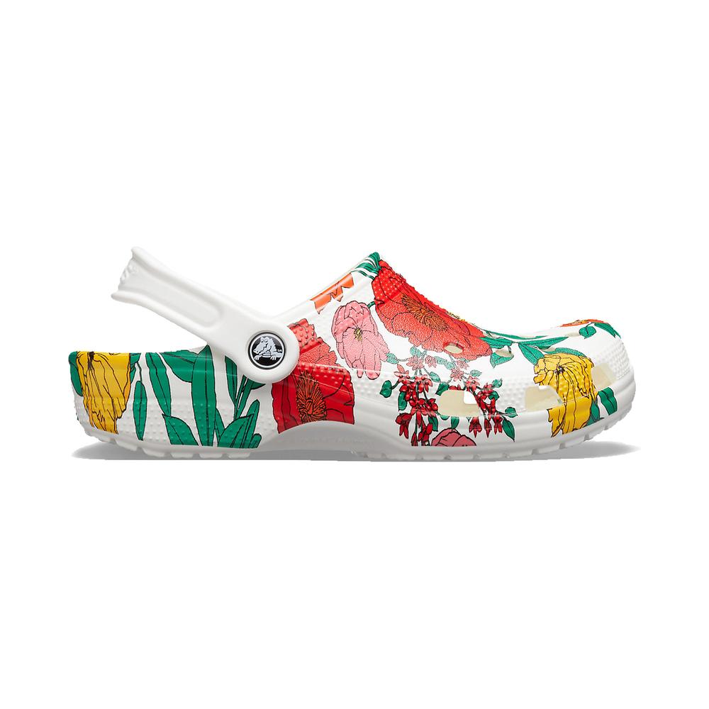 CROCS CLASSIC PRINTED FLORAL CLOG > 206376-10D