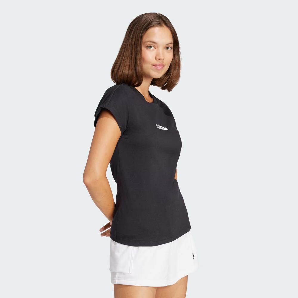 Koszulka damska adidas Sportswear Linear JC8238 - czarne