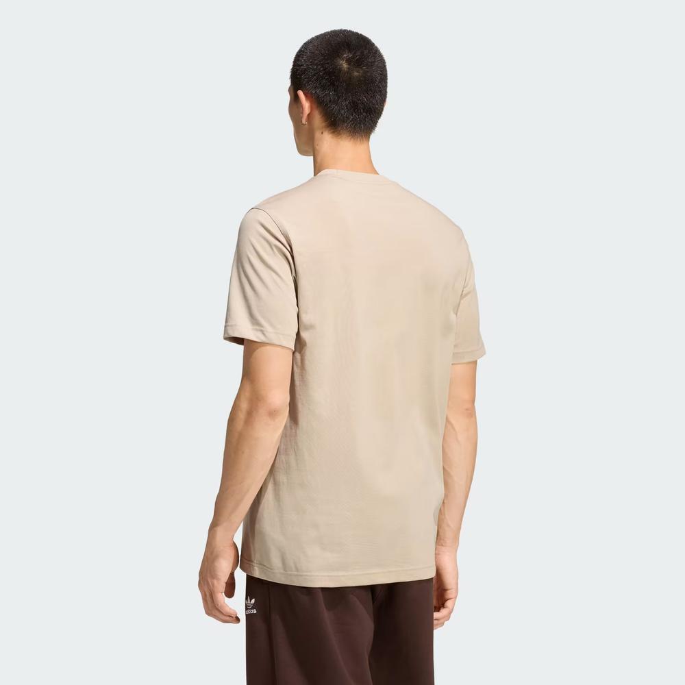 Koszulka męska adidas Originals Trefoil Essentials KE1189 - beżowa