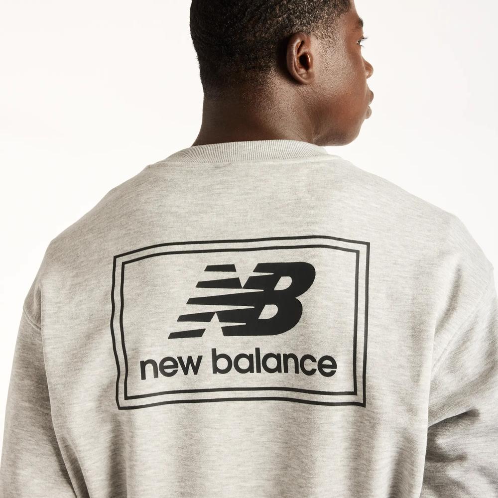 Bluza męska New Balance Woven Label MT6175T5AGM - szara