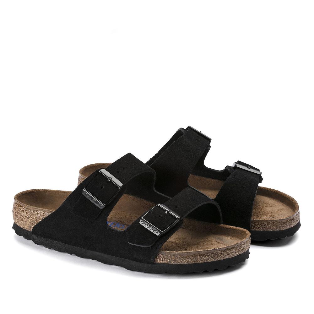 Klapki męskie Birkenstock Arizona 951321 - czarne