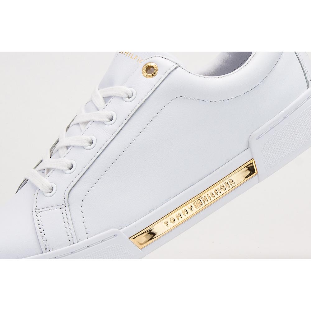 TOMMY HILFIGER BRANDED OUTSOLE METALLIC > FW0FW04707-YBS