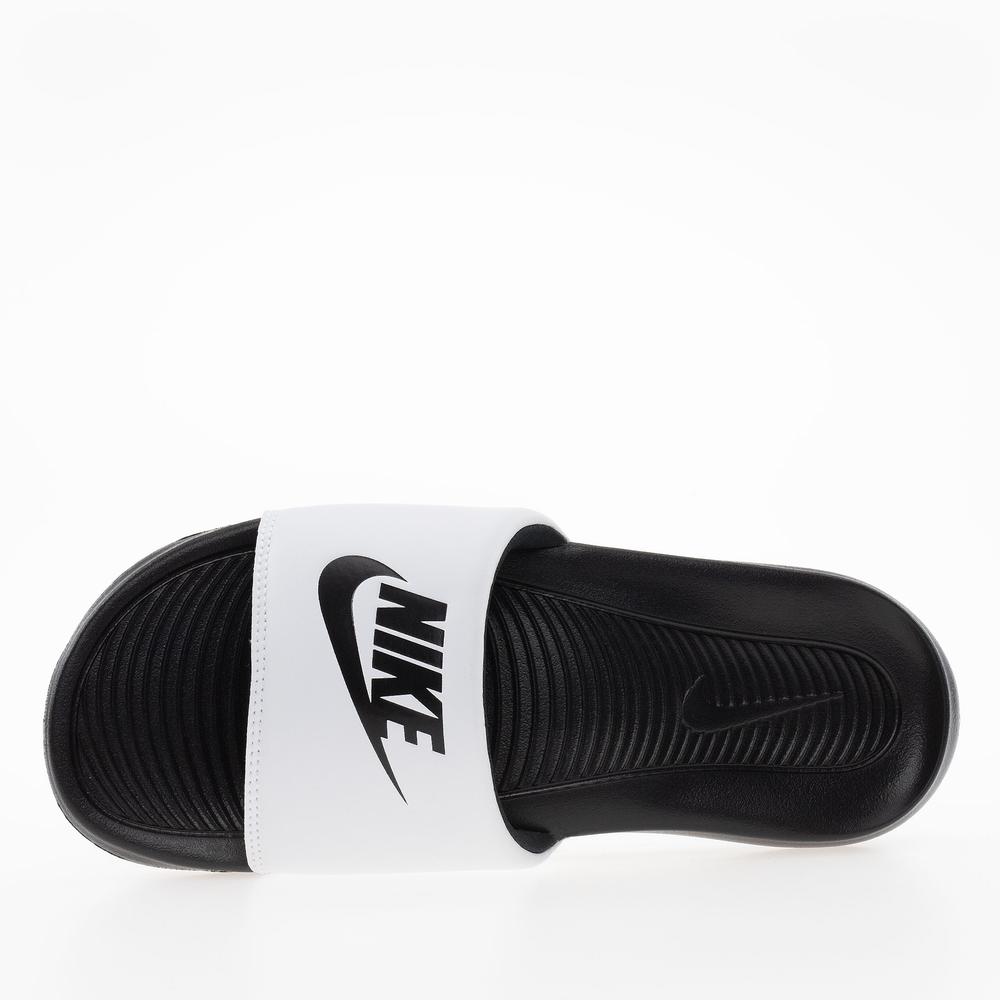 Klapki Nike Victori One CN9675-005 - biało-czarne