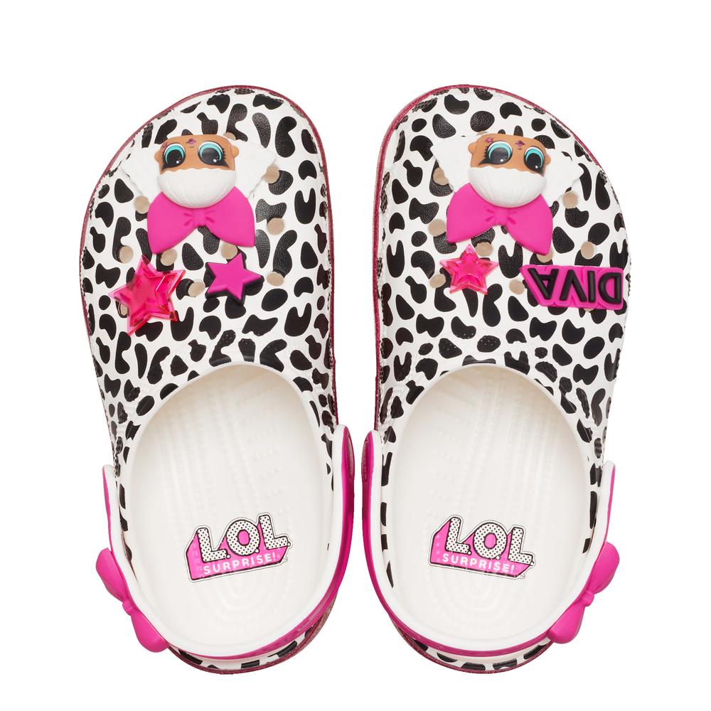 Klapki Crocs Kid's L.O.L. Surprise Diva Classic Clog 209465-100 - multikolor