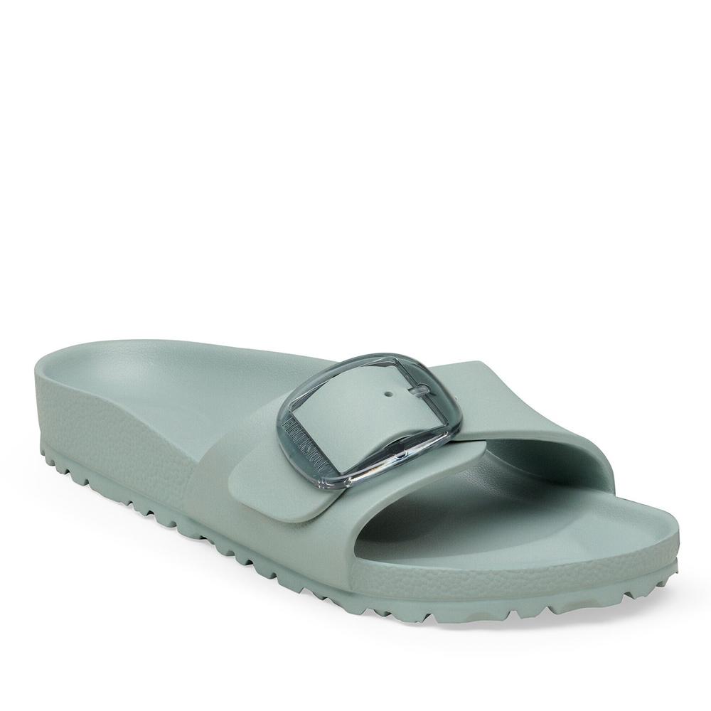 Klapki damskie Birkenstock Madrid Big Buckle 1031422 - zielone