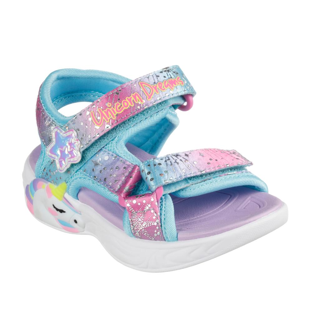 Sandały dziecięce Skechers Unicorn Dreams Majestic Bliss 302682NPRMT - multikolor