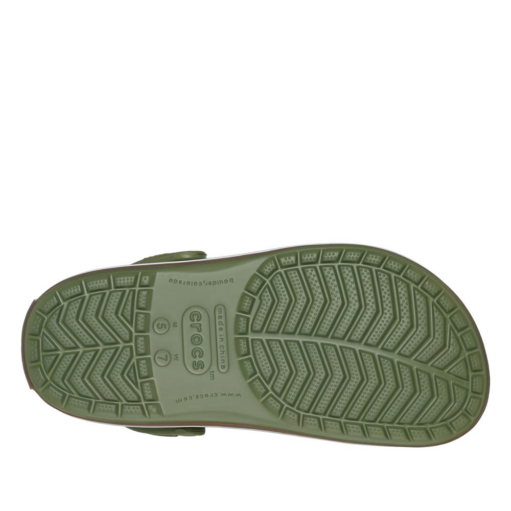 Klapki męskie Crocs Crocband Gum Clog 212756-3BX - zielone