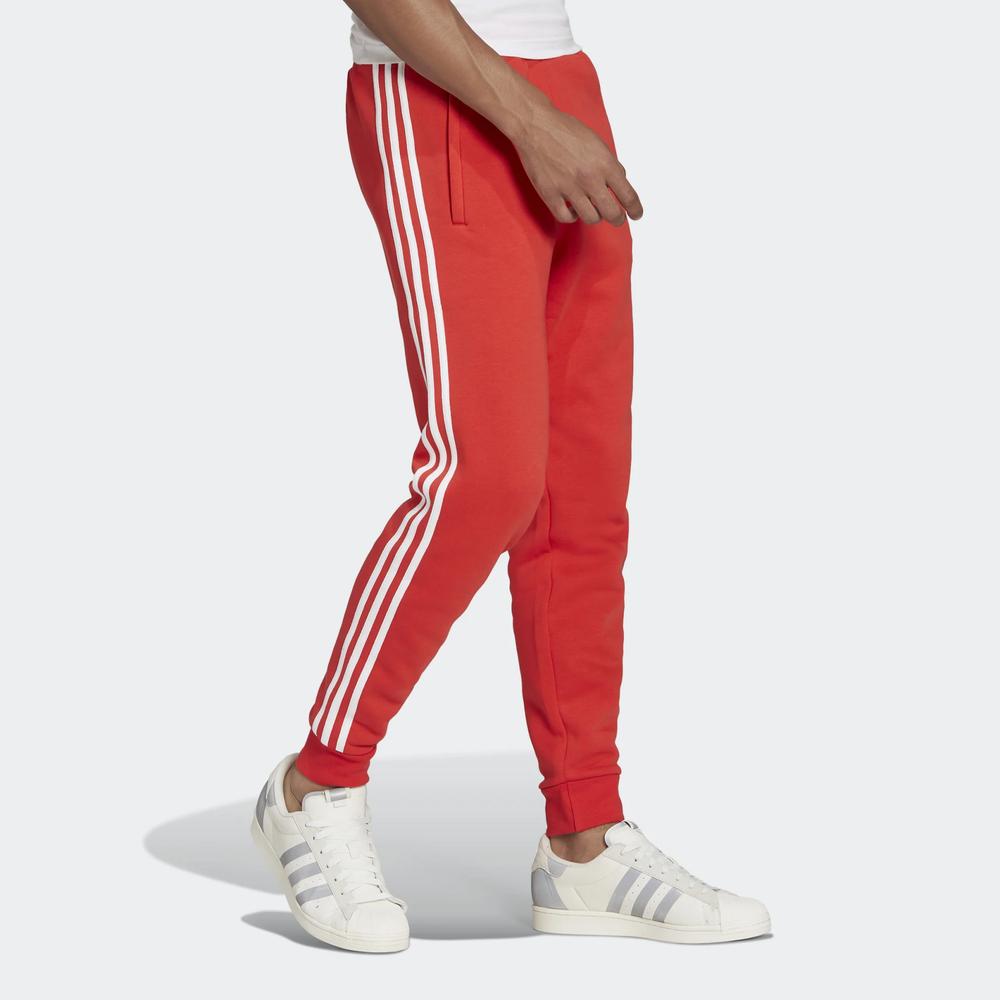 Spodnie adidas Originals Adicolor Classics 3-Stripes HF2100 - czerwone