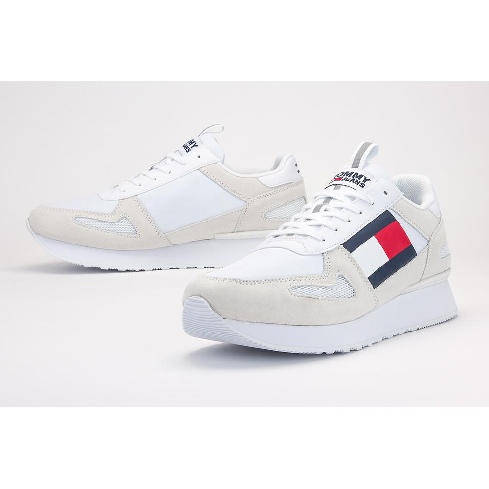 TOMMY HILFIGER COLOUR-BLOCKED TRAINERS > EM0EM00410-YBS