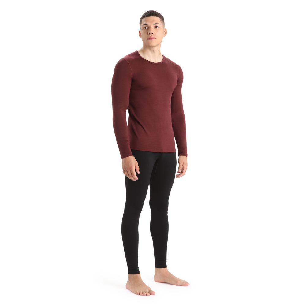 Legginsy Icebreaker Merino 200 Oasis Thermal 1043690011 - czarne