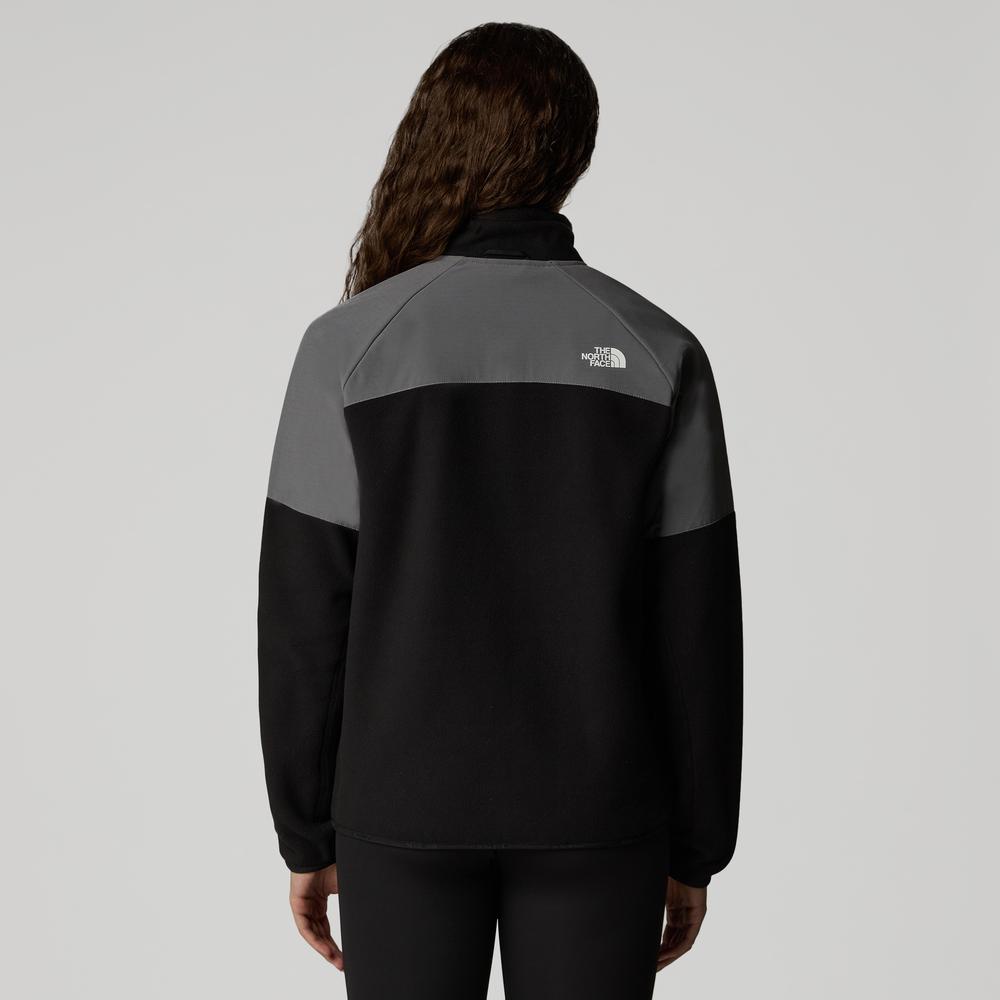 Bluza The North Face 100 Glacier HVWT Full 0A89JAWOO1 - czarno-szara