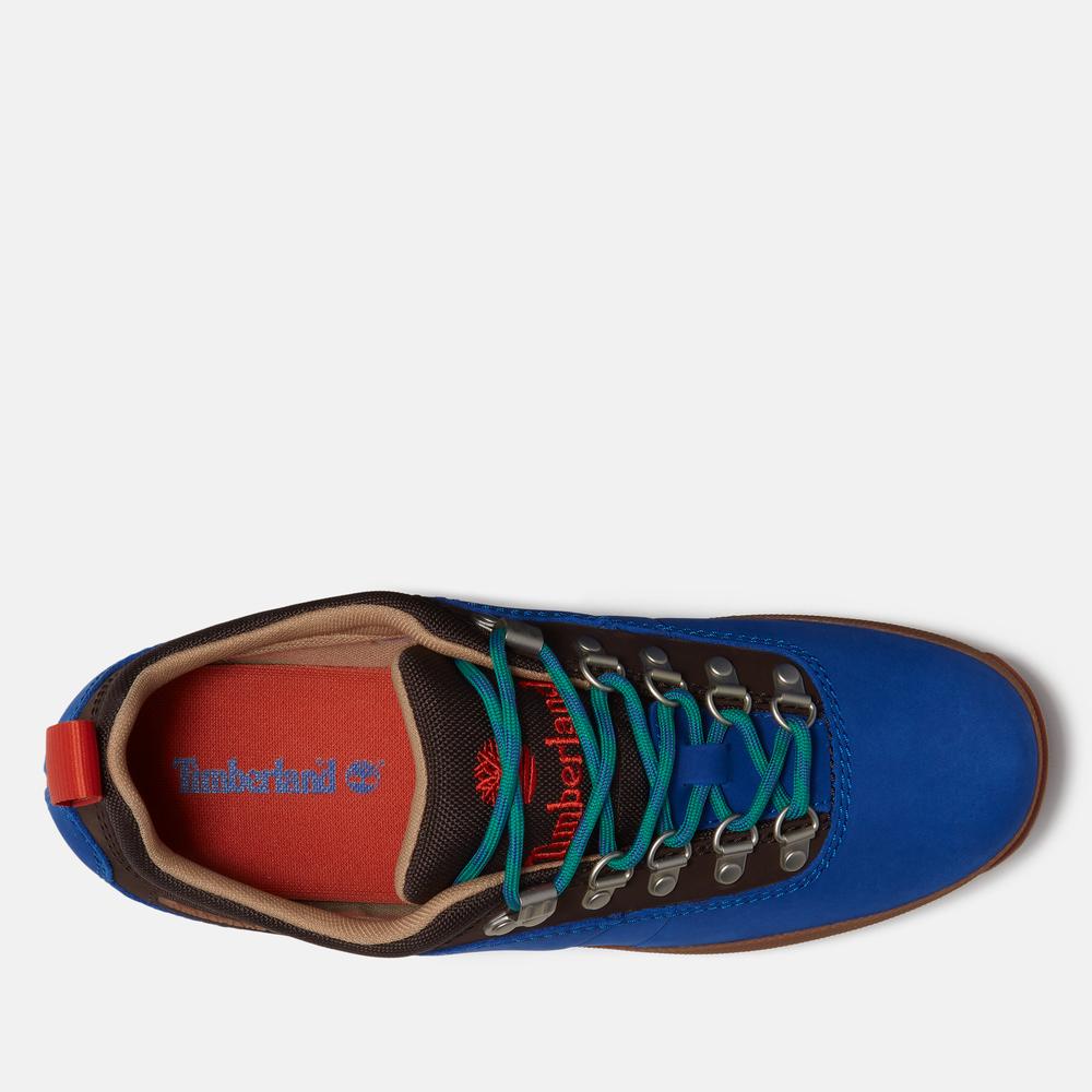 Buty męskie Timberland Euro Hiker Low Lace TB0A443ZELD1 - niebieskie