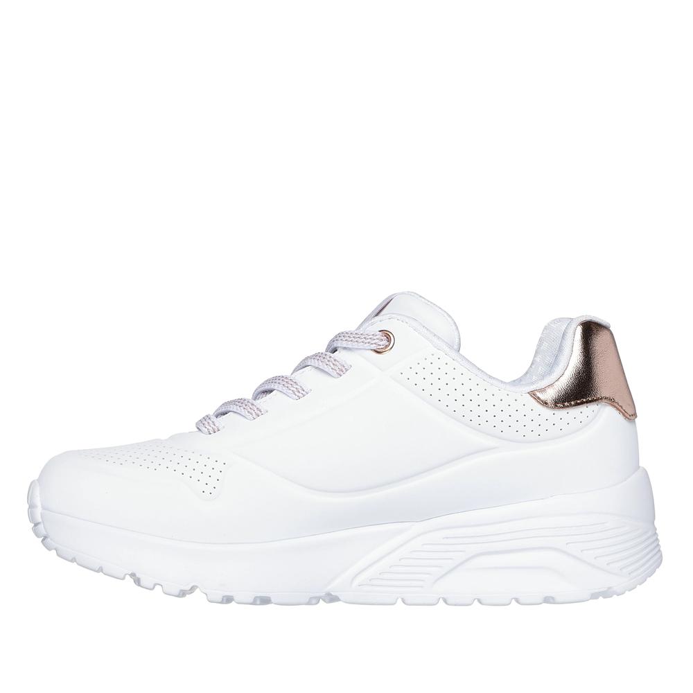Buty dziecięce Skechers Uno Lite 310384LWHT - białe