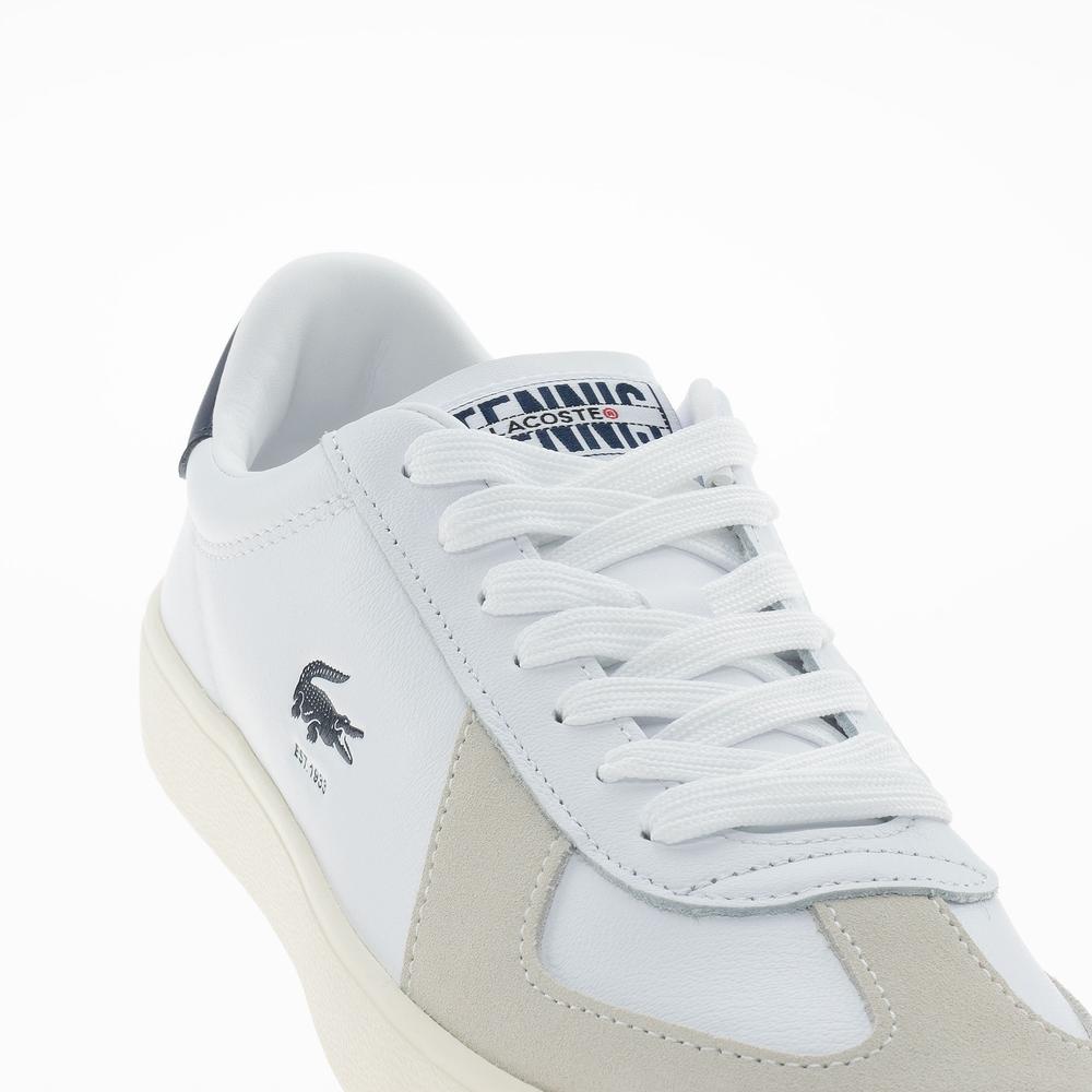Buty męskie Lacoste Baseshot Pro 225 7 SMA 750SMA0040-042 - białe