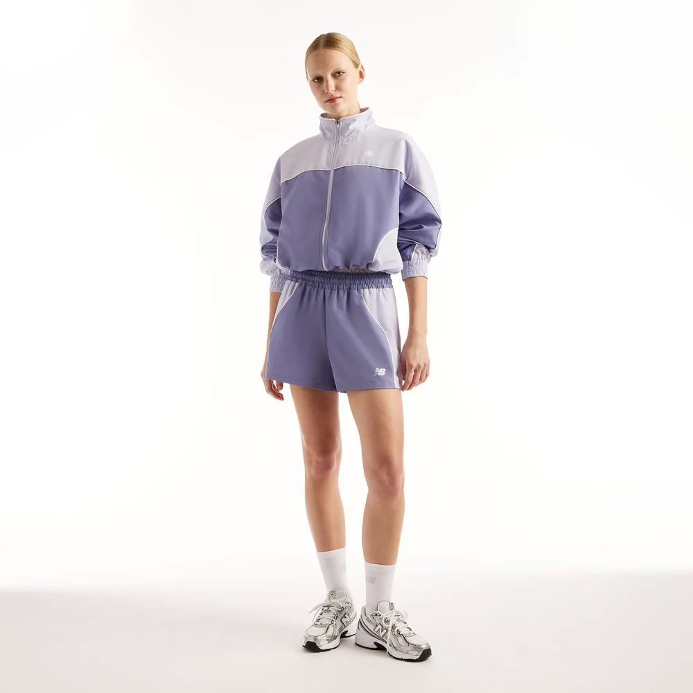 Spodenki damskie New Balance WB6260DMDSV - fioletowe