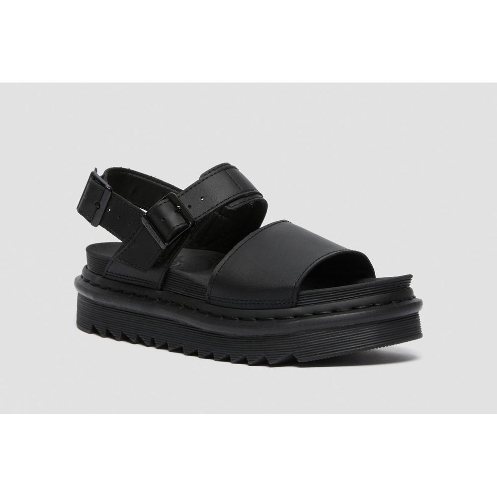 Sandały Dr Martens Voss Leather Strap 23802001 - czarne