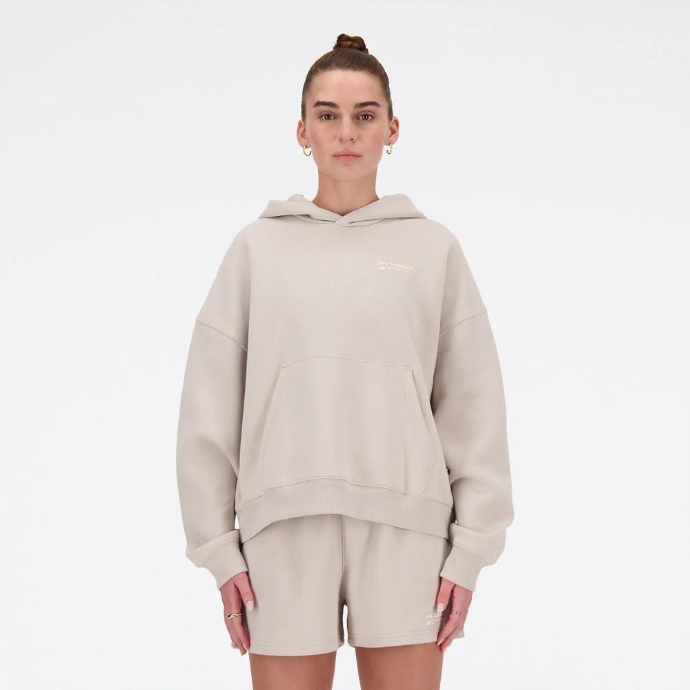 Bluza New Balance WT33531MNK - beżowa