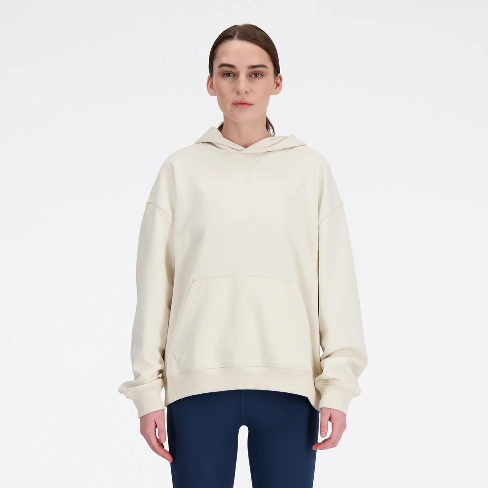 Bluza New Balance WT41537LIN - beżowa