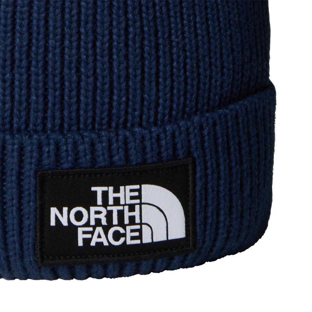 Czapka unisex The North Face Logo Box Cuffed Beanie 0A8CHF8K21 - granatowa