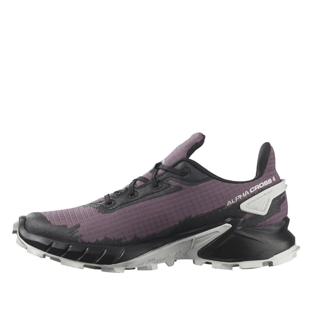 Buty Salomon Alphacross 4 L41725200 - fioletowe