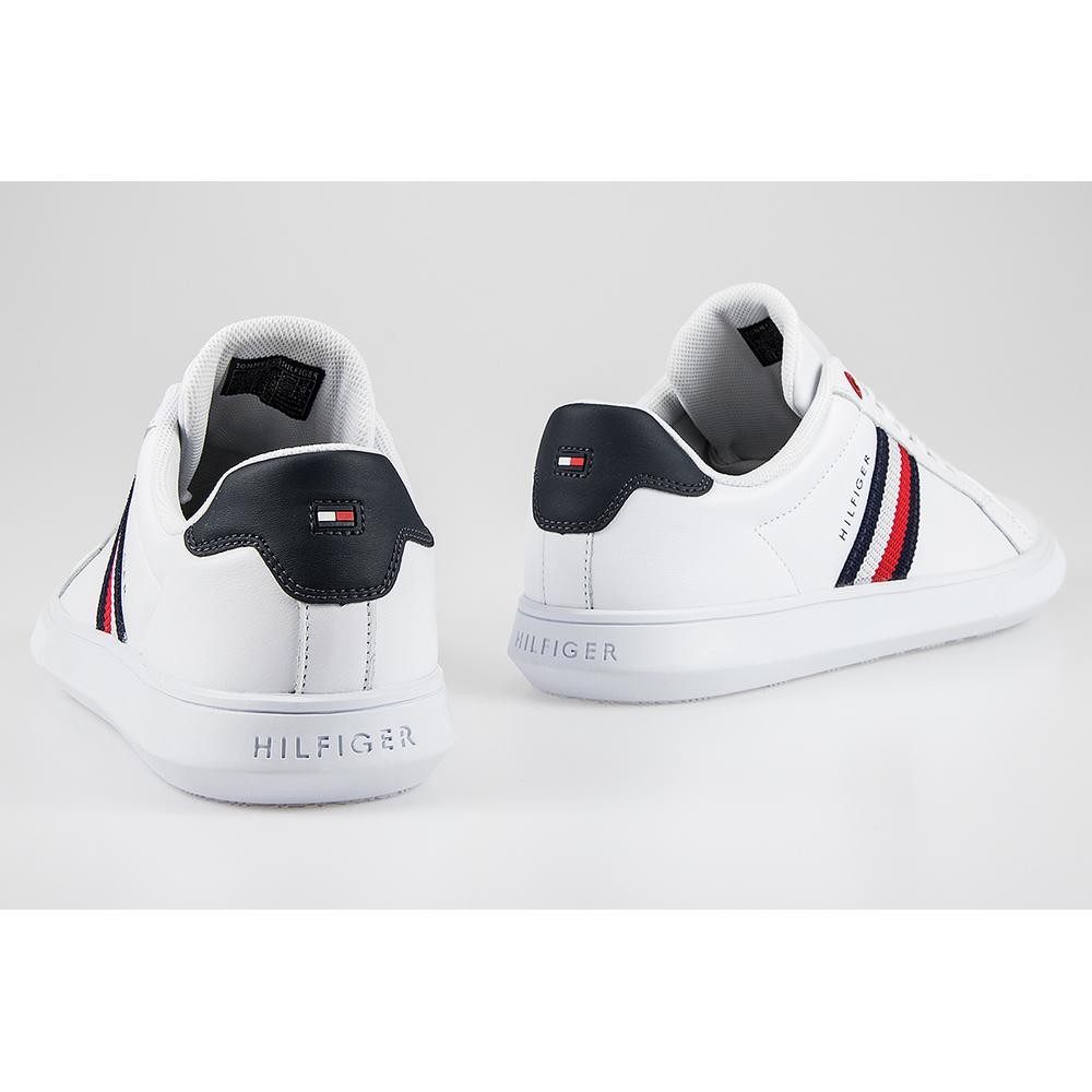 Tommy Hilfiger Essential Leather Cupsole Trainers > FM0FM03424-YBR