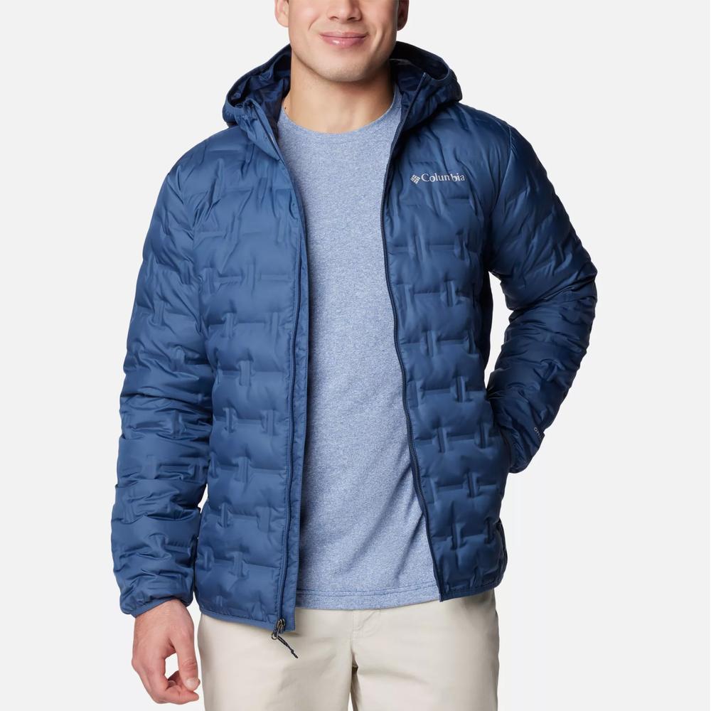 Kurtka Columbia Delta Ridge II Down Hooded 2086222478 - niebieska