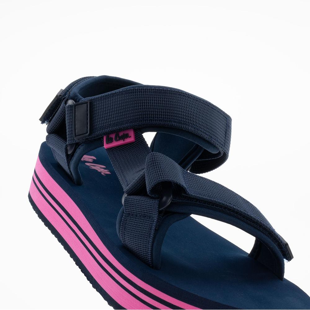 Sandały damskie Lee Cooper LCW-24-05-2754L - granatowe