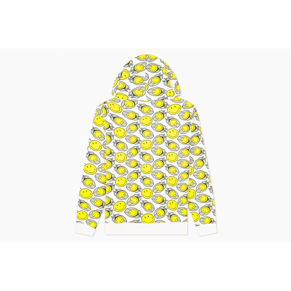 Bluza Champion 50th Anniversary Edition All-Over Print Hoodie 218222-WL001 - biała