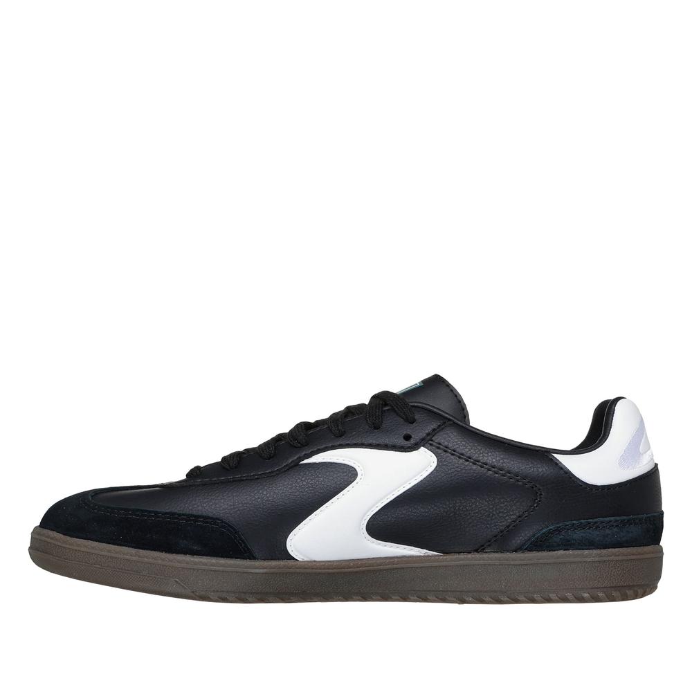 Buty męskie Skechers Hotshot Pyke 254150BKW - czarne