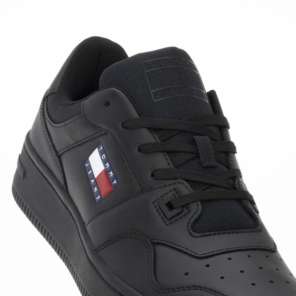 Buty Tommy Jeans TJM Retro Basket Ess EM0EM01395-BDS - czarne