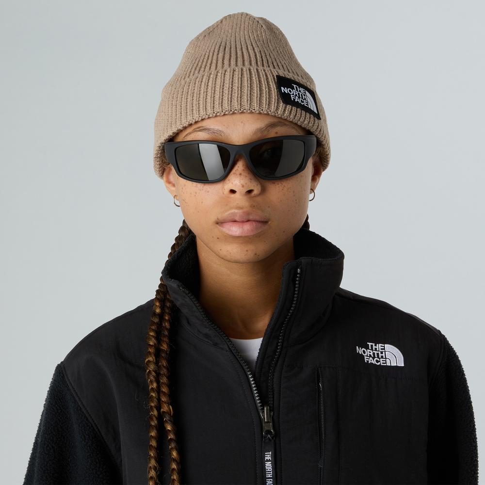 Czapka unisex The North Face Logo Box Beanie 0A8CHEBOX1 - beżowa