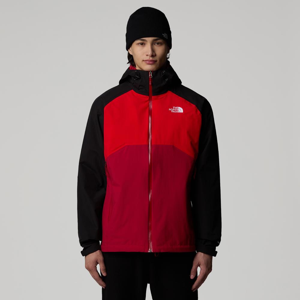 Kurtka The North Face Stratos 00CMH98CI1 - czerwono-czarna