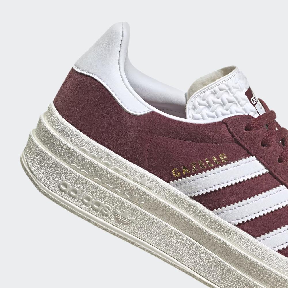 Buty adidas Originals Gazelle Bold HQ6892 - bordowe