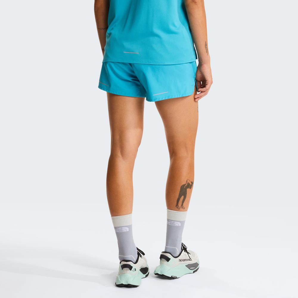 Spodenki damskie The North Face Lightbright 4" 0A8FZGG7D1 - niebieskie
